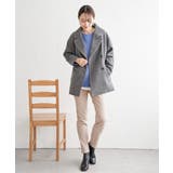 ウールライクストレッチテーラーコート | ikka  | 詳細画像13 