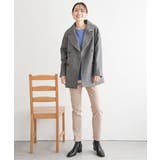 ウールライクストレッチテーラーコート | ikka  | 詳細画像14 