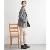 ウールライクストレッチテーラーコート | ikka  | 詳細画像15 