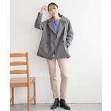 ウールライクストレッチテーラーコート | ikka  | 詳細画像16 