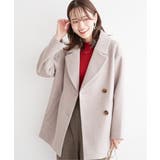 コーヒー | ウールライクストレッチテーラーコート | ikka 