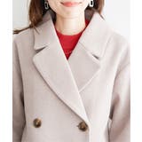 ウールライクストレッチテーラーコート | ikka  | 詳細画像24 