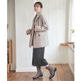 【静電防止】ウールライクストレッチテーラーコート | ikka  | 詳細画像7 