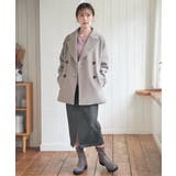 【静電防止】ウールライクストレッチテーラーコート | ikka  | 詳細画像9 