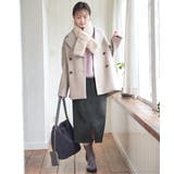 【静電防止】ウールライクストレッチテーラーコート | ikka  | 詳細画像12 