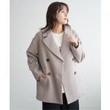 【静電防止】ウールライクストレッチテーラーコート | ikka  | 詳細画像15 