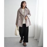 【静電防止】ウールライクストレッチテーラーコート | ikka  | 詳細画像16 