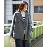 【静電防止】ウールライクストレッチテーラーコート | ikka  | 詳細画像18 