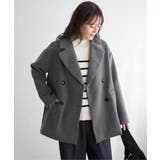 【静電防止】ウールライクストレッチテーラーコート | ikka  | 詳細画像22 