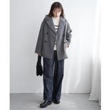 【静電防止】ウールライクストレッチテーラーコート | ikka  | 詳細画像24 