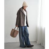 【静電防止】ウールライクストレッチテーラーコート | ikka  | 詳細画像27 