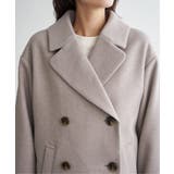 【静電防止】ウールライクストレッチテーラーコート | ikka  | 詳細画像32 