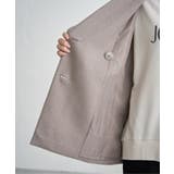 【静電防止】ウールライクストレッチテーラーコート | ikka  | 詳細画像37 