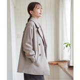 【静電防止】ウールライクストレッチテーラーコート | ikka  | 詳細画像3 