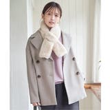 【静電防止】ウールライクストレッチテーラーコート | ikka  | 詳細画像5 