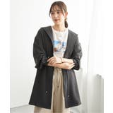 チャコール | UVドロストフードガウン | ikka