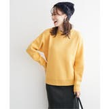 イエロー | ダブルフェイススウェットライクニット | ikka 