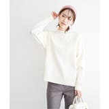 アイボリー | ダブルフェイススウェットライクニット | ikka 