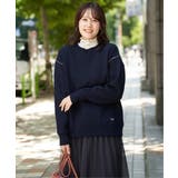 コットンMIXスウェットライクニット | ikka  | 詳細画像1 