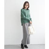 サイドスリットニットプルオーバー | ikka  | 詳細画像9 