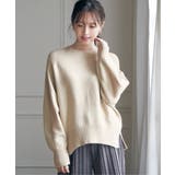 サイドスリットニットプルオーバー | ikka  | 詳細画像16 