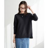 【洗濯機で洗える】GOKU楽ニットプルオーバー | ikka  | 詳細画像10 