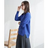 【洗濯機で洗える】GOKU楽ニットプルオーバー | ikka  | 詳細画像19 