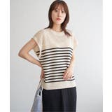 透かし編みニットプルオーバー | ikka  | 詳細画像2 