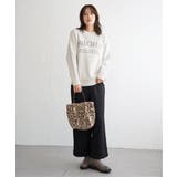 【親子コーデ】コットンMIXジャガードロゴプルオーバー | ikka  | 詳細画像7 