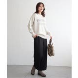 【親子コーデ】コットンMIXジャガードロゴプルオーバー | ikka  | 詳細画像8 