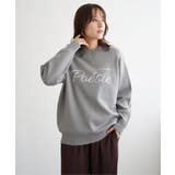 【親子コーデ】コットンMIXジャガードロゴプルオーバー | ikka  | 詳細画像10 