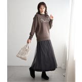 【親子コーデ】コットンMIXジャガードロゴプルオーバー | ikka  | 詳細画像17 