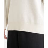 【親子コーデ】コットンMIXジャガードロゴプルオーバー | ikka  | 詳細画像24 