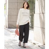 【親子コーデ】コットンMIXジャガードロゴプルオーバー | ikka  | 詳細画像3 