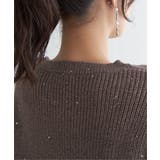 ラメスパンコールニットプルオーバー | ikka  | 詳細画像16 