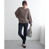 ラメスパンコールニットプルオーバー | ikka  | 詳細画像4 