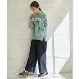 【雑誌InRed1月号掲載】サイドスリットニットプルオーバー【親子コーデ】 | ikka | 詳細画像6