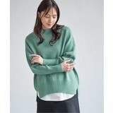 【雑誌InRed1月号掲載】サイドスリットニットプルオーバー【親子コーデ】 | ikka | 詳細画像12