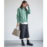 【雑誌InRed1月号掲載】サイドスリットニットプルオーバー【親子コーデ】 | ikka | 詳細画像14