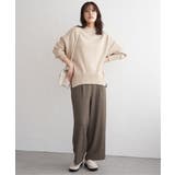 【雑誌InRed1月号掲載】サイドスリットニットプルオーバー【親子コーデ】 | ikka | 詳細画像32