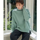 【雑誌InRed1月号掲載】サイドスリットニットプルオーバー【親子コーデ】 | ikka | 詳細画像2