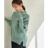 【雑誌InRed1月号掲載】サイドスリットニットプルオーバー【親子コーデ】 | ikka | 詳細画像4