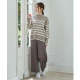 【雑誌InRed12月号掲載】コットンミックスバックスリットニット【親子コーデ】 | ikka  | 詳細画像5 