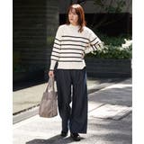 【雑誌InRed12月号掲載】コットンミックスバックスリットニット【親子コーデ】 | ikka  | 詳細画像11 