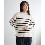 【雑誌InRed12月号掲載】コットンミックスバックスリットニット【親子コーデ】 | ikka  | 詳細画像12 