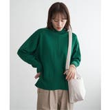 【雑誌InRed12月号掲載】コットンミックスバックスリットニット【親子コーデ】 | ikka  | 詳細画像18 