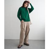 【雑誌InRed12月号掲載】コットンミックスバックスリットニット【親子コーデ】 | ikka  | 詳細画像19 