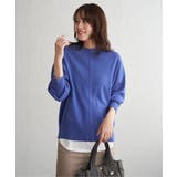 【雑誌InRed12月号掲載】コットンミックスバックスリットニット【親子コーデ】 | ikka  | 詳細画像20 