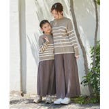 【雑誌InRed12月号掲載】コットンミックスバックスリットニット【親子コーデ】 | ikka  | 詳細画像37 