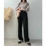 【雑誌InRed12月号掲載】コットンミックスバックスリットニット【親子コーデ】 | ikka  | 詳細画像2 